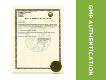 GMP AUTHENTICATION