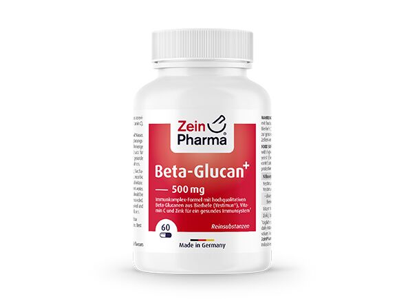 BETA-GLUCAN + C & ZINC CAPSULES 500 MG
