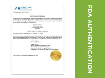 FDA AUTHENTICATION